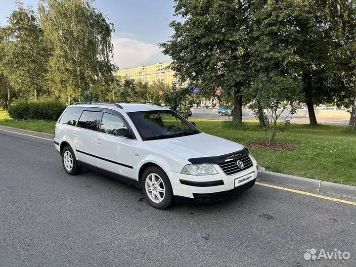 Volkswagen Passat 1.9 МТ, 2001, 315 789 км
