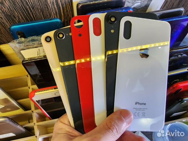 Заднее стекло крышка iPhone\Samsung плюс замена