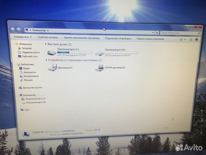 Компьютер в сборе со столом