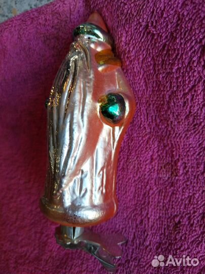 Елочная игрушка СССР дед мороз прищепка