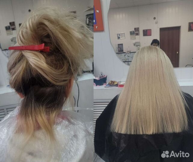 Окрашивание в один тон