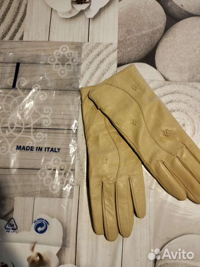 Перчатки женские кожаные 8 размер
