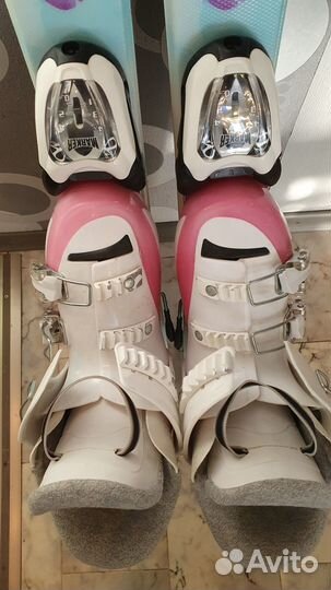 Горные лыжи детские 90 комплект