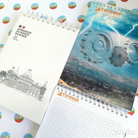 Блокнот с логотипом. Печать блокнотов. Заказать