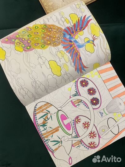 Раскраска антистресс большая