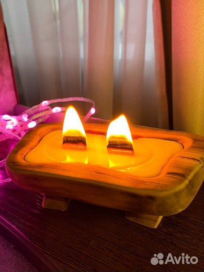 Свеча в дереве