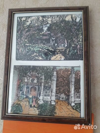 Картина на ткани Монастырь Шаолинь