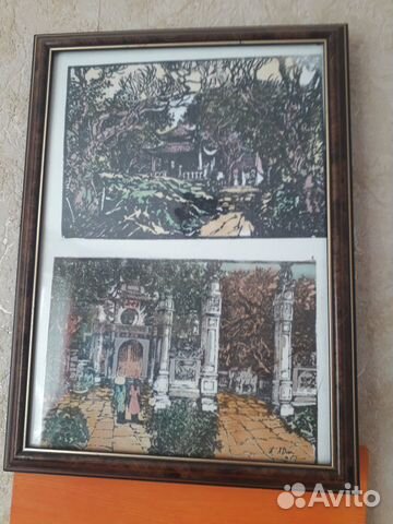 Картина на ткани Монастырь Шаолинь