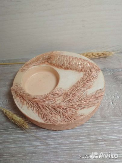 Подсвечник из гипса