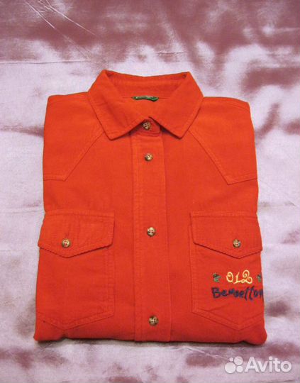 Рубашка вельвет про-во Италия 