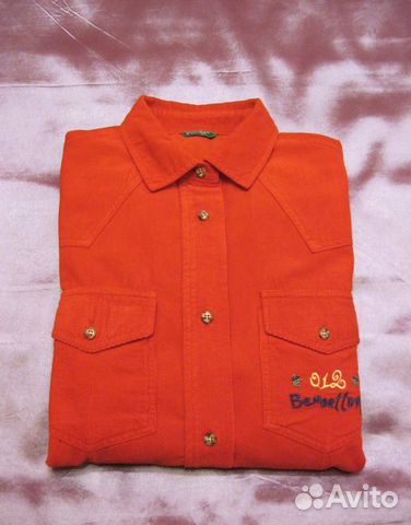 Рубашка вельвет про-во Италия 