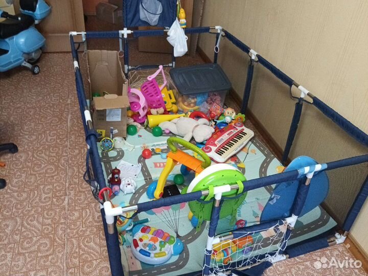 Большой детский манеж бу