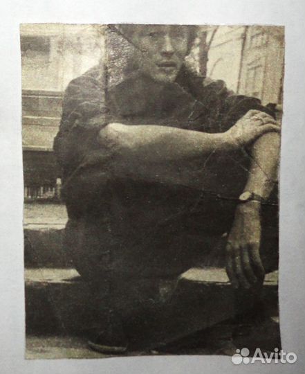 Очень редкое журнальное фото Виктора Цоя. Обмен