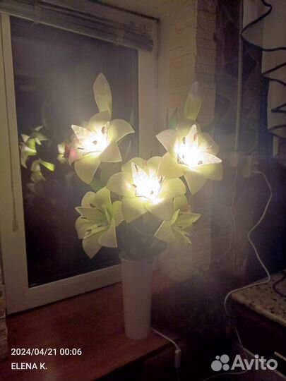 Светильник из фоамирана ручная работа