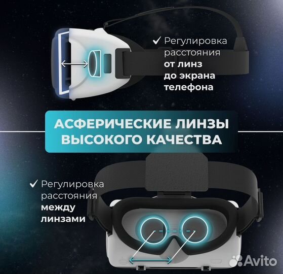 Очки виртуальной реальности для телефона