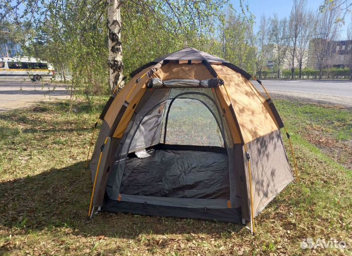 Туристическая 4х местная Автоматическая палатка