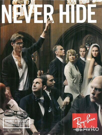 Ray-Ban ClubRound (50x17) черные в красном