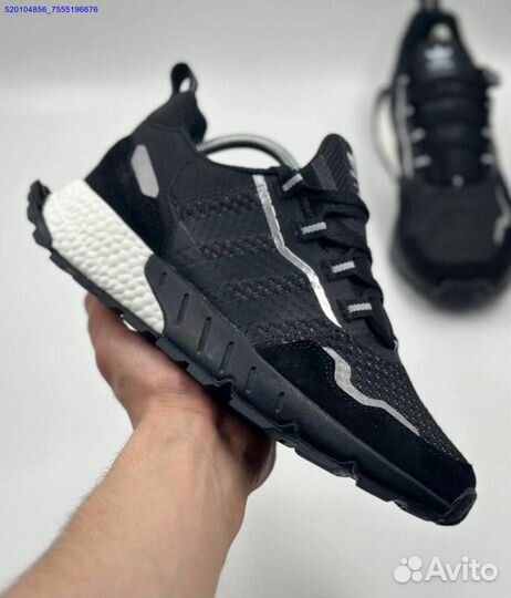 Кроссовки Adidas ZX 1000 Black (Арт.72376)