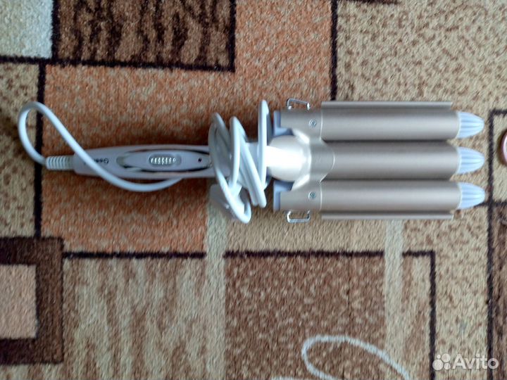 Плойка тройная для волос