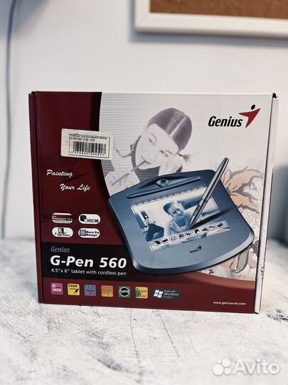 Графический планшет для рисования Genius G-pen 560