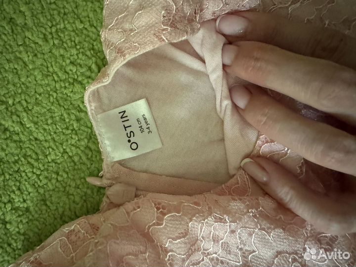 Кружевное нежное платье