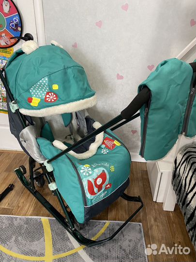 Коляска санки