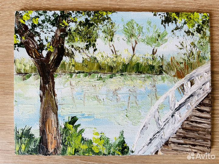 Картина маслом на холсте пейзаж