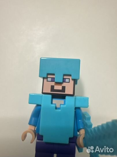 Lego минифигурка Minecraft Steve min020