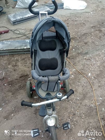 Детский велосипед с родительской ручкой