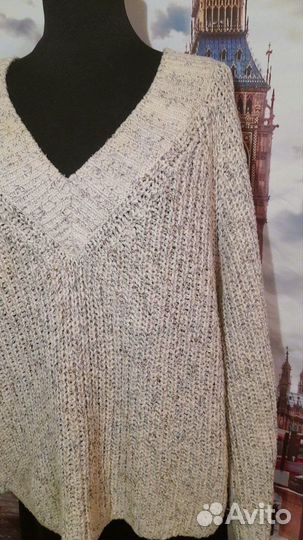Английский вязанный свитер джемпер