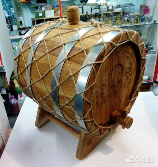 Бочка дубовая 5, 10, 15, 25 литров