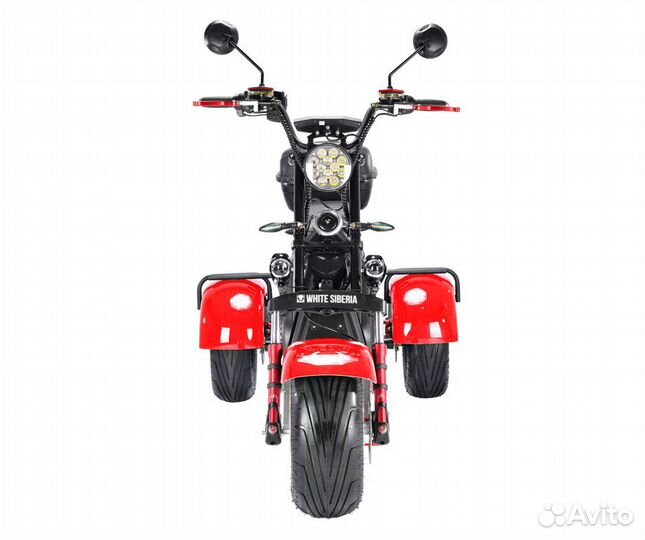 Электроскутер white siberia PRO trike 3000W