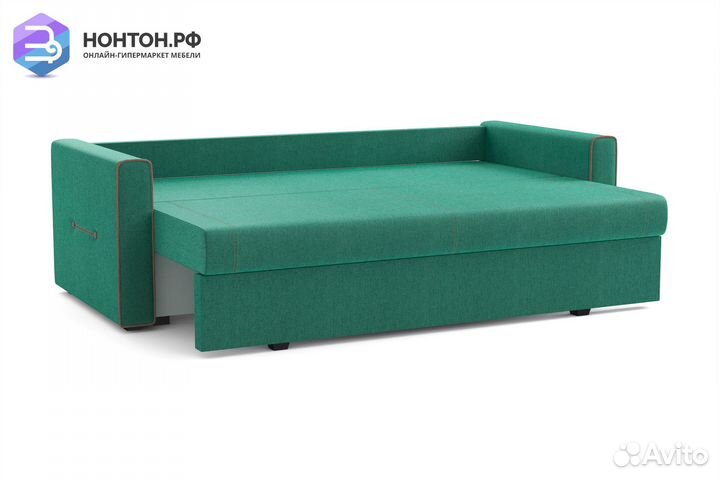 Диван еврокнижка Оригами зеленый