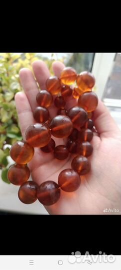 Янтарные бусы СССР