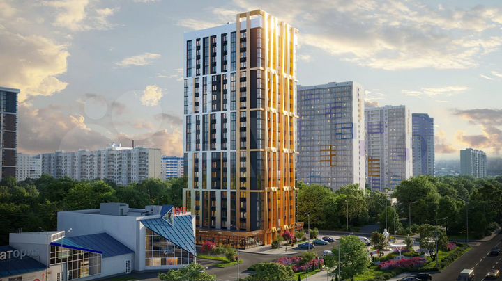 3-к. квартира, 95,1 м², 4/21 эт.