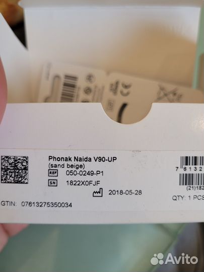 Слуховой аппарат phonak наида V90-up