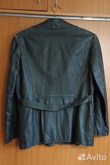 Пиджак кожаный