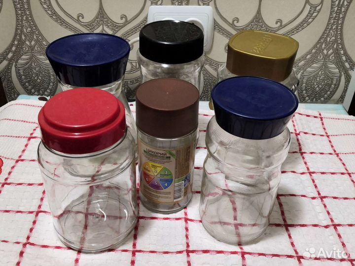 Банки и пластиковые ёмкости 1 л