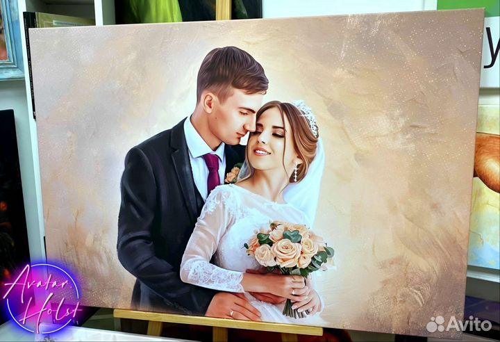 Портрет по фото на холсте на заказ Нижний Новгород
