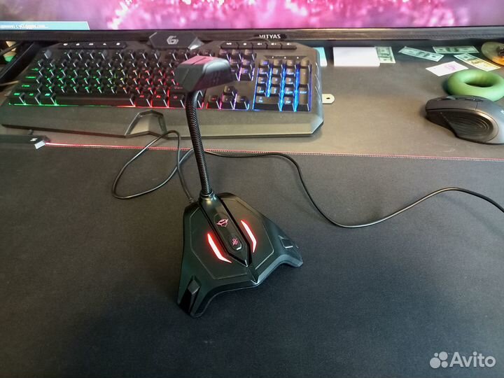 Микрофон геймерский Trust zabi GXT215