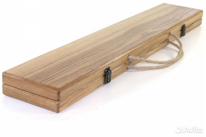 Шампурница дубовая с профессиональными шампурами