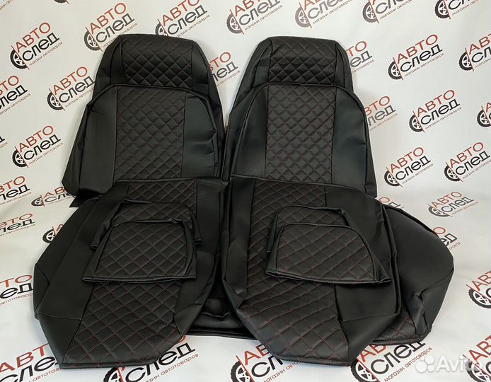 Чехлы для авто на сиденья из экокожи ваз 2110-2112