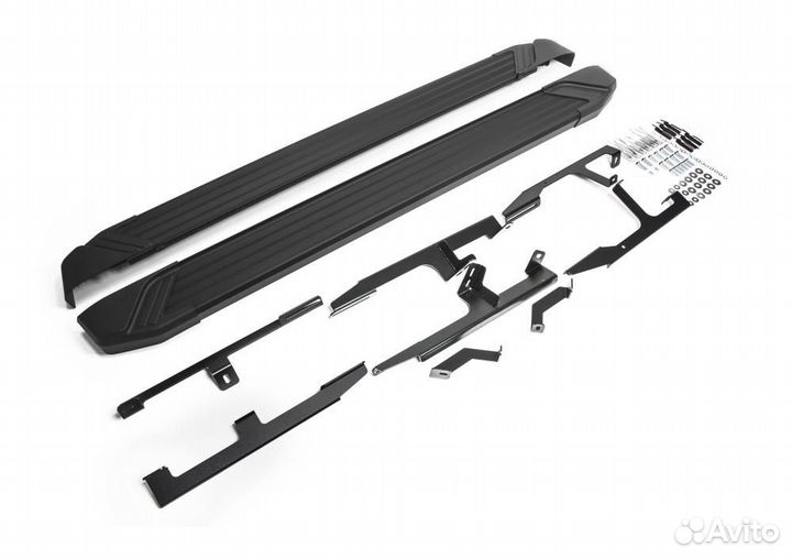 Пороги Подножки Audi Q7 2015- 