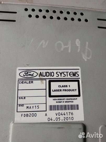 Штатная Магнитола Форд Фьюжен
