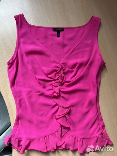 Топ Escada шёлковый фуксия, размер34