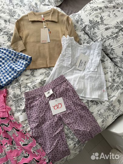 Пакет вещей на девочку 86-92 новых на лето