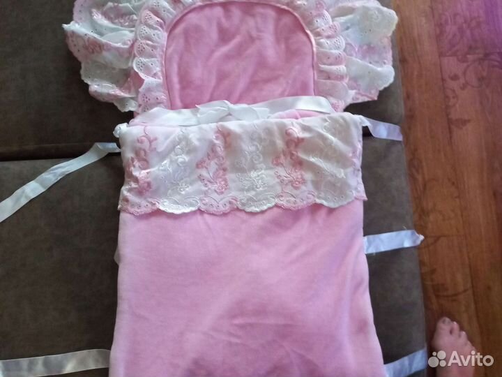 Конверт на выписку для девочки лето