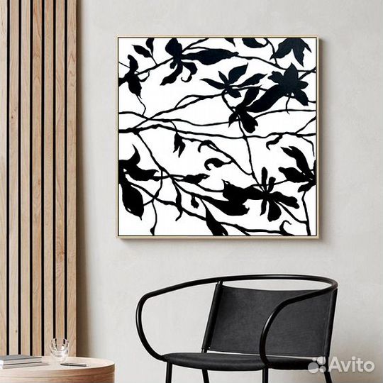 Интерьерная картина маслом на холсте большая