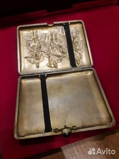 Портсигар СССР Три Богатыря 1927