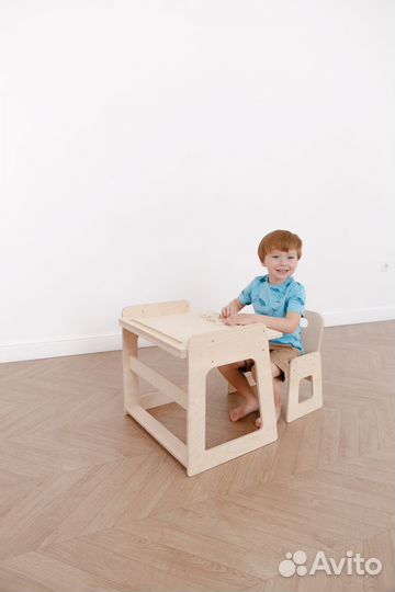 Детский стол и стульчик растущий с доставкой